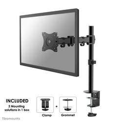 Neomounts NM-D135BLACK držák na stůl pro monitor 25,4 cm (10) - 76,2 cm (30) naklápěcí, nakláněcí černá