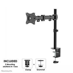 Neomounts NM-D135BLACK držák na stůl pro monitor 25,4 cm (10) - 76,2 cm (30) naklápěcí, nakláněcí černá