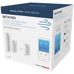 Netatmo Bundle NBU-NWS-NIM-EU internetová meteostanice Předpověď pro 6 dní Počet senzorů (max.) 5