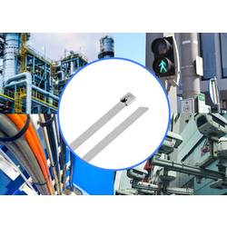 TRU COMPONENTS TC-12647584 TRU COMPONENTS TC-12647584 Ocelové stahovací pásky 520 mm 7.9 mm AISI 304 100 ks 520 mm 7.9 mm AISI 304 100 ks