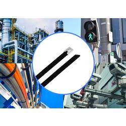 TRU COMPONENTS TC-12656628 TRU COMPONENTS TC-12656628 Ocelové stahovací pásky 520 mm 7.9 mm AISI 316 s povrchovou úpravou 100 ks 520 mm 7.9 mm AISI 316 s