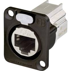 Neutrik NE8FDX-P6-B RJ 45 Zástrčka EtherCon NE8FDX-P6-B zásuvka, rovná počet pólů: 8P8C černá 1 ks