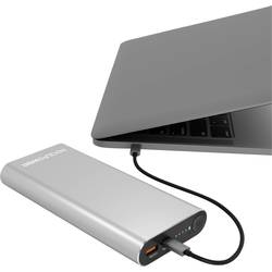 RealPower PB-20000 powerbanka Li-Pol, 20000 mAh, stříbrná