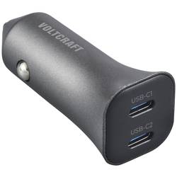VOLTCRAFT CPS-40W/ 2 VC-RA401 USB nabíječka, 2x USB-C®, 40 W, Power Delivery 3.0, stříbrnočerná