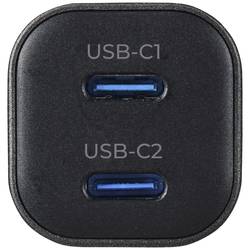 VOLTCRAFT CPS-40W/ 2 VC-RA401 USB nabíječka, 2x USB-C®, 40 W, Power Delivery 3.0, stříbrnočerná