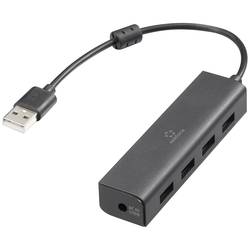 Renkforce RF-6382720 USB Hub 4 porty USB-A USB 2.0 480 MBit/s černá RF-USBH-110