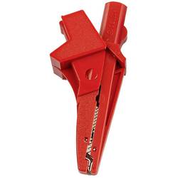 HT Instruments 5004-IECR banánkový konektor 1003150 banánková zdířka , zásuvka 4 mm, konektor 4 mm, krokosvorka CAT III 1000 V červená 1 ks