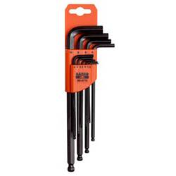Bahco sada klíčů 1.5 mm, 2 mm, 2.5 mm, 3 mm, 4 mm, 5 mm, 6 mm, 8 mm, 10 mm 9dílná