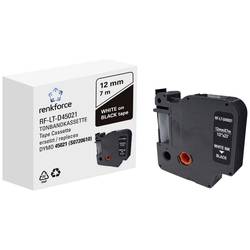 páska do štítkovače Renkforce RF-LT-D45021 kompatibilní náhradní DYMO D1 - 45021 12 mm Barva pásky: černá Barva písma: bílá 7 m