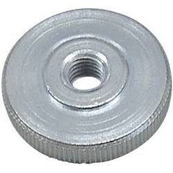TOOLCRAFT DIN 467 - 5 ZN rýhovaná matice M5 DIN 467 ocel pozinkované 10 ks