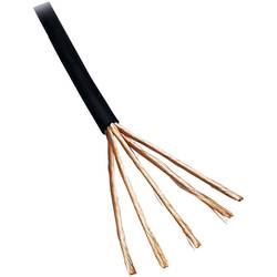 BKL Electronic 1106007/5 audio kabel 4 x 0.1 mm² černá 5 m