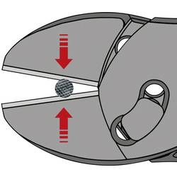 Knipex TwinForce 73 71 180 dílnu silové boční štípací kleště s fazetou 180 mm