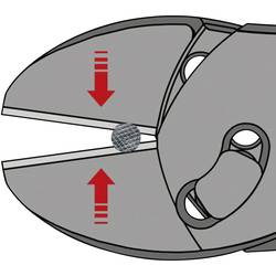 Knipex TwinForce 73 71 180 dílnu silové boční štípací kleště s fazetou 180 mm