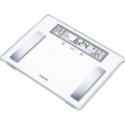 Beurer BG 51 XXL váha s diagnostikou tělesných parametrů digitální Max. váživost=200 kg bílá, nerezová ocel