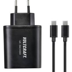 VOLTCRAFT UC-3ACX001 USB nabíječka 38 W do zásuvky (230 V) Výstupní proud (max.) 3000 mA USB, USB-C® zásuvka (nabíjení) Počet výstupů: 3 x