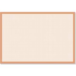 Sigel HO270 psací podložka Milimetrový papír, čtverečkovaný bílá, oranžová (š x v) 59.5 cm x 41 cm 30 listů 30 listů Graph