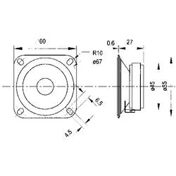 Visaton TW 6 NG - 8 Ohm vysokotónová kalota 60 W 8 Ω