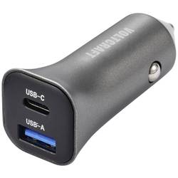 VOLTCRAFT CPS-38W/ 2 VC-RA381 USB nabíječka 38 W do auta Výstupní proud (max.) 3 A USB A, USB-C® zásuvka Počet výstupů: 2 x