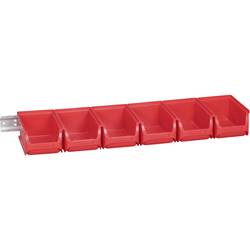 Allit 457060 skladový box , (d x š x v) 615 x 165 x 75 mm, červená, 1 ks