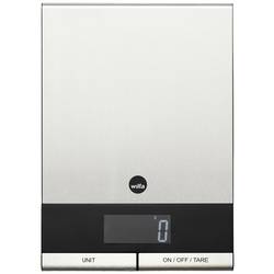 Wilfa KW-4 kuchyňská váha digitální Max. váživost=5 kg stříbrná 220 x 158 x 37