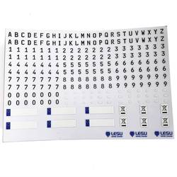 Thicon Models 50413 Nummernschild-Sticker 1:14 dekorativní samolepky 1 ks