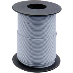 Donau Elektronik 125-S50-9 lanko/ licna, 1 x 0.25 mm², šedá, 50 m