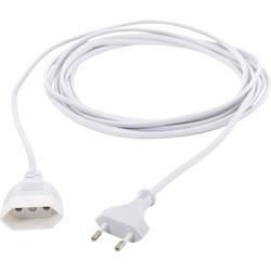 HAWA R695 napájecí prodlužovací kabel 2.5 A bílá 3.00 m H03VVH2-F 2X 0,75 mm² plochý