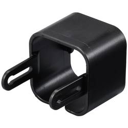 TRU COMPONENTS Modulární držák kabelu TC-12533288 plast ABS černá 35 mm Množství: 15 ks