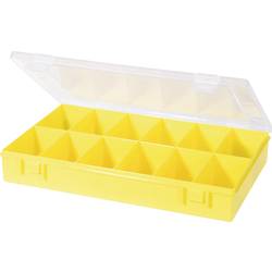 Hünersdorff 611800 krabička na malé součástky (d x š x v) 335 x 225 x 55 mm přihrádek: 12 pevné rozčlenění Obsah 1 ks