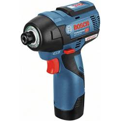 Bosch Professional Bosch Power Tools, 06019E0005 aku rázový utahovák, 110 Nm, 12 V, Li-Ion, vč. 2x aku