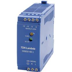 TDK-Lambda DRB50-48-1 síťový zdroj na DIN lištu, 48 V/DC, 1.05 A, 50.4 W, výstupy 1 x
