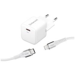 Intenso W30C GaN + C315L USB nabíječka vnitřní Výstupní proud (max.) 3 A USB-C®, Lightning Počet výstupů: 1 x GaN, USB Power Delivery (USB-PD)