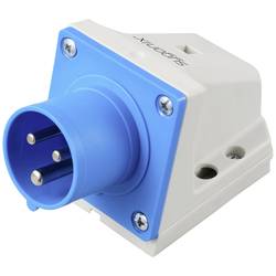 Sygonix SY-6261866 CEE-CARA zástrčka na stěnu, 16 A, 3pólový, 250 V/AC, 1 ks
