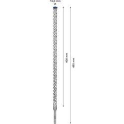Bosch Accessories EXPERT SDS plus-7X 2608900133 wolfram-karbid příklepový vrták 1 ks 16 mm Celková délka 465 mm SDS plus 1 ks