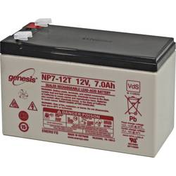 EnerSys Genesis NP7-12-WT olověný akumulátor 12 V 7 Ah olověný se skelným rounem (š x v x h) 151 x 100 x 65 mm plochý konektor 6,35 mm bezúdržbové, VDS certifikace , nepatrné vybíjení, odolné proti více cyklům