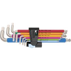 Wera 3950/9 Hex-Plus Multicolour Imperial Stainless 1 inbus sada klíčů 5/64 palec, 3/32 palec, 1/8 palec, 5/32 palec, 3/16 palec, 7/32 palec, 1/4 palec, 5/16
