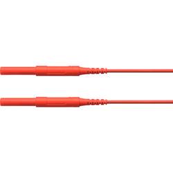 Schützinger HSPL 8568 / AWG16 / 50 / RT bezpečnostní měřicí kabely zástrčka 4 mm zástrčka 4 mm červená 1 ks