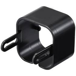 TRU COMPONENTS Modulární držák kabelu TC-12533296 plast ABS černá 40 mm Množství: 15 ks