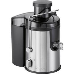 Clatronic AE3666 odšťavňovač, 400 W, černá, nerezová ocel, přímý vývod šťávy