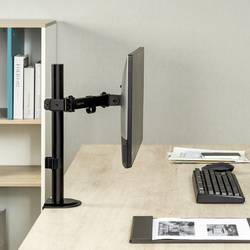 LogiLink držák na stůl pro monitor BP0171 1 Displej: (s) černá otočný, nastavitelná výška, naklápěcí, otočný, nakláněcí