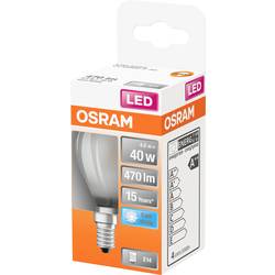 OSRAM HOMELIGHTING 4058075437081 LED Energetická třída (EEK2021) E (A - G) E14 kulatý tvar 4 W = 40 W studená bílá (Ø x v) 45 mm x 78 mm vlákno 1 ks