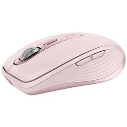 Logitech MX Anywhere 3S optická drátová myš, bezdrátový, 6 tlačítko, 8000 dpi, růžová