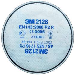 3M 2128 mit Aktivkohle, P2 částicový filtr 20 ks EN 143 DIN 143