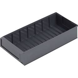 Alutec 66030 skladový box , (d x š x v) 400 x 183 x 81 mm, tmavě šedá , 1 ks