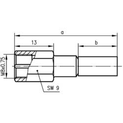 Telegärtner 100027722 100027722 FME konektor zástrčka, rovná 50 Ω 1 ks