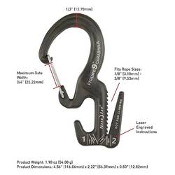 NITE Ize NI-C9L-02-01 N/A Figure9 Large 116 mm x 56 mm x 13 mm 1 ks