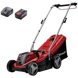 Einhell Power X-Change GE-CM 18/33 Li (1x4,0Ah) akumulátor Akumulátorová sekačka vč. nabíječky, + akumulátor 18 V šířka sekání 33 cm Určen pro 200 m²