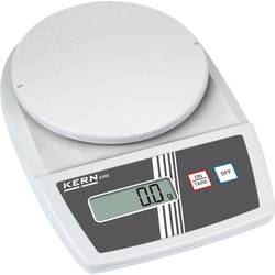 Kern EMB 5.2K5 váha na dopisy 5.2 kg, rozlišení 5 g na baterii, napájení ze sítě (volitelné), bílá