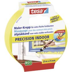 tesa PRECISION INDOOR 56270-00000-01 krepová lepicí páska tesa® žlutá (d x š) 25 m x 25 mm 1 ks