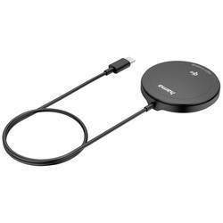 Hama bezdrátová indukční nabíječka 00201725, výstup Qi standard, 2500 mA, černá